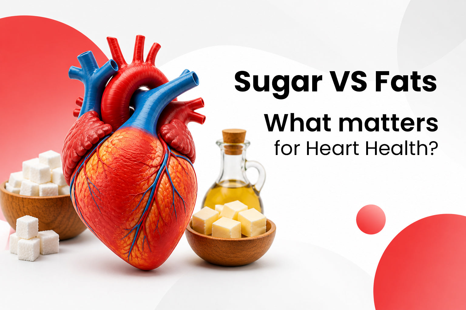 Sugar Vs Fats - Which is worse for heart health?
